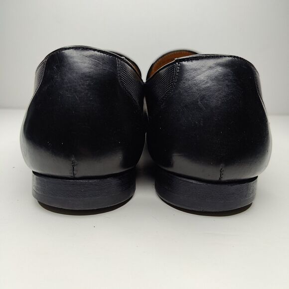 Mezlan Tore Loafer Dress Shoes Pebble Leather Black Men Size 11 M 34805 main image 6